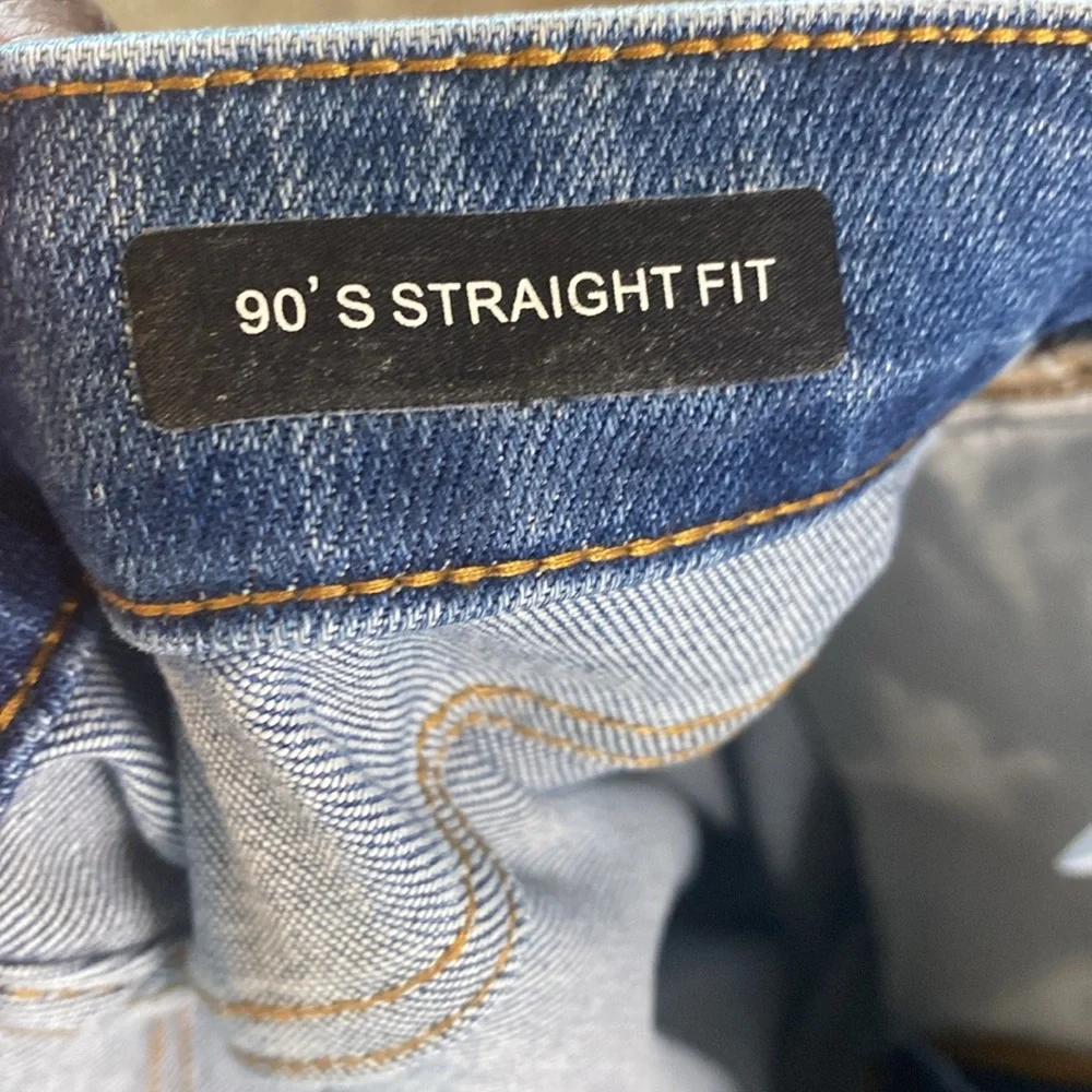 NWT Judy Blue 90's Straight Fit High Waist Medium Wash Jeans 11/30 - Picture 4 of 11